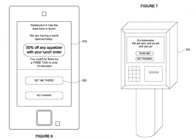 Google Taxi patent