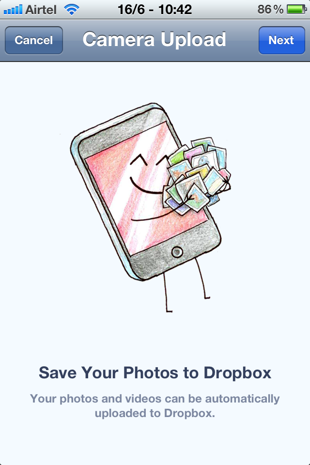 DropBox for ios