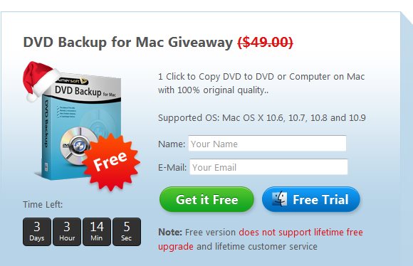 Aimersoft DVD Backup for Mac