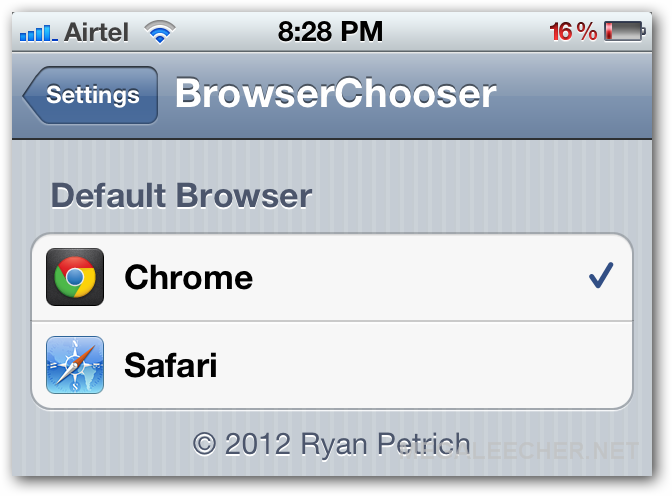 Browser Chooser for iOS