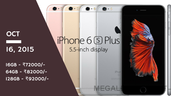 Apple iPhone 6s Plus India 