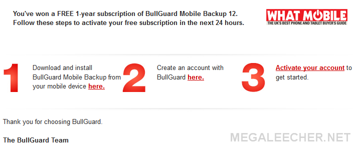 BullGuard Mobile Backup 12
