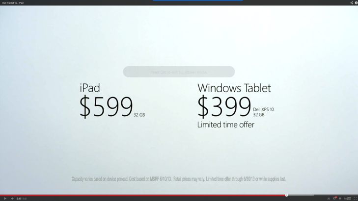 iPad Vs Windows Tablet