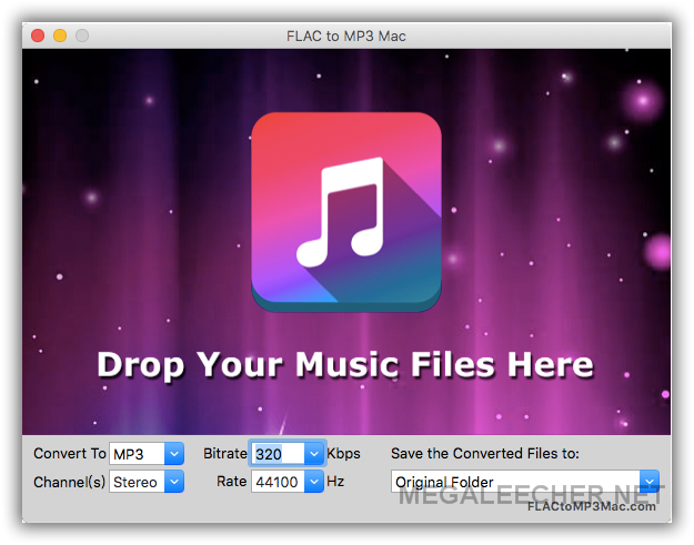 FLAC to MP3 Audio Format on MacOS