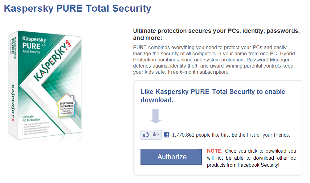 Kaspersky Pure Security