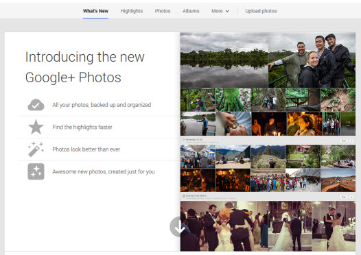 Google Plus Photo Feature