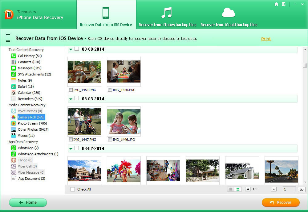 Tenorshare iPhone Data Recovery