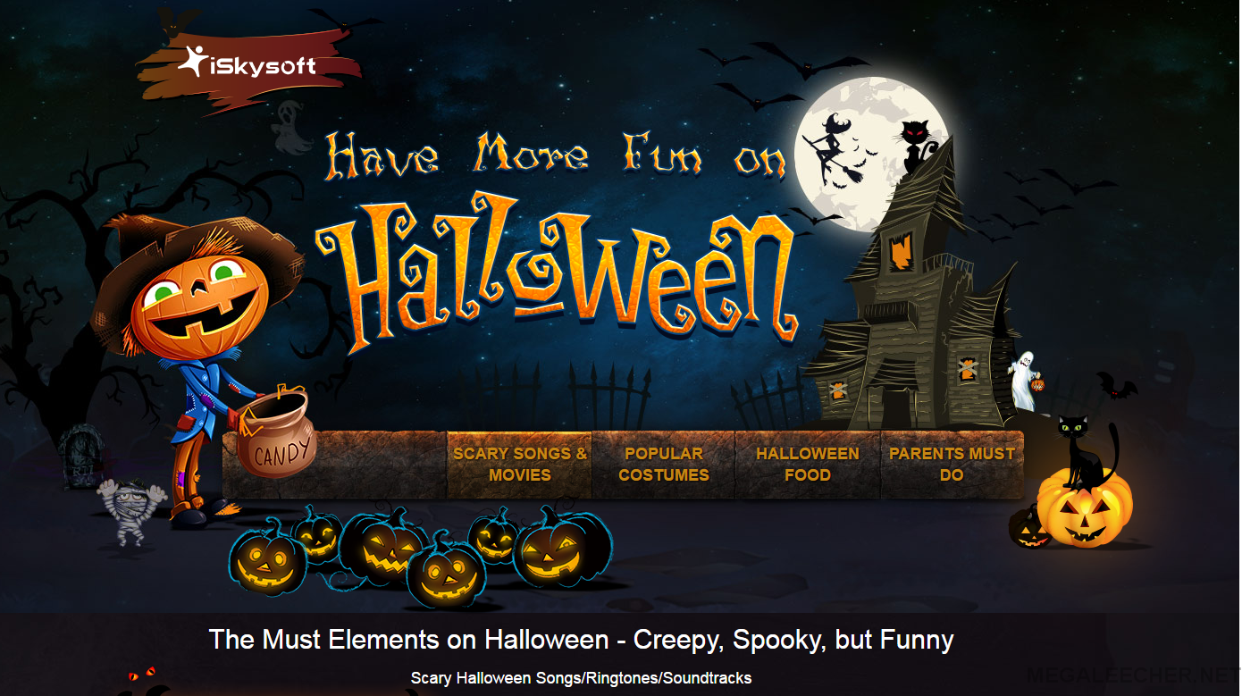iSkysoft special offers for Halloween