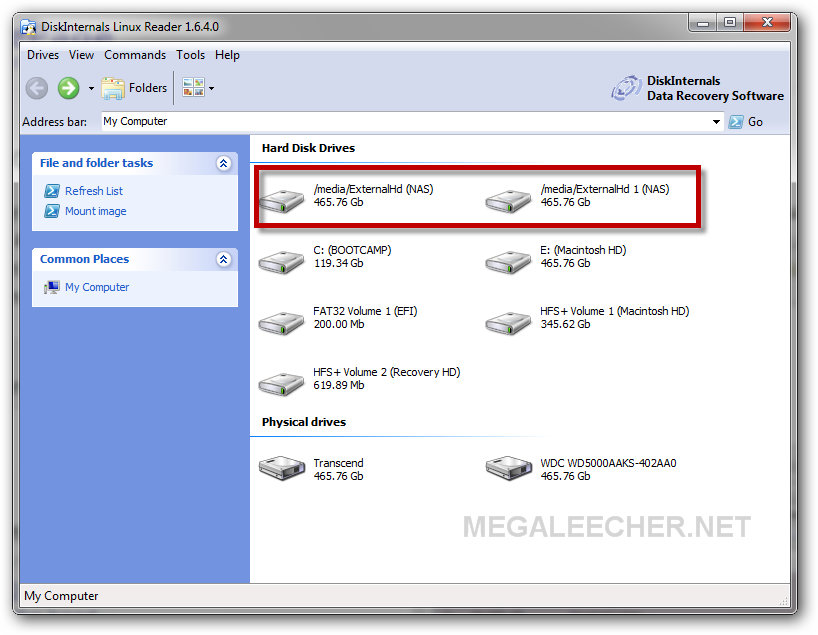 DiskInternals Linux Reader