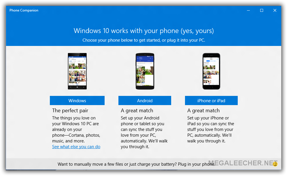 Microsoft Windows 10 Phone Companion