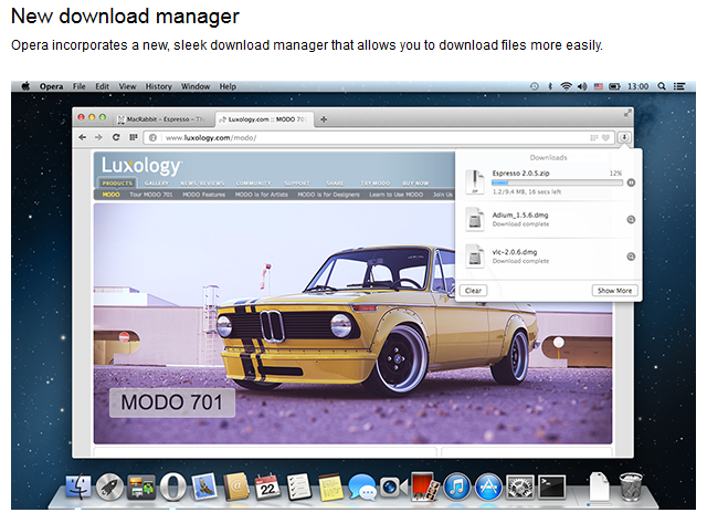 Download Opera For Mac 10.7 5