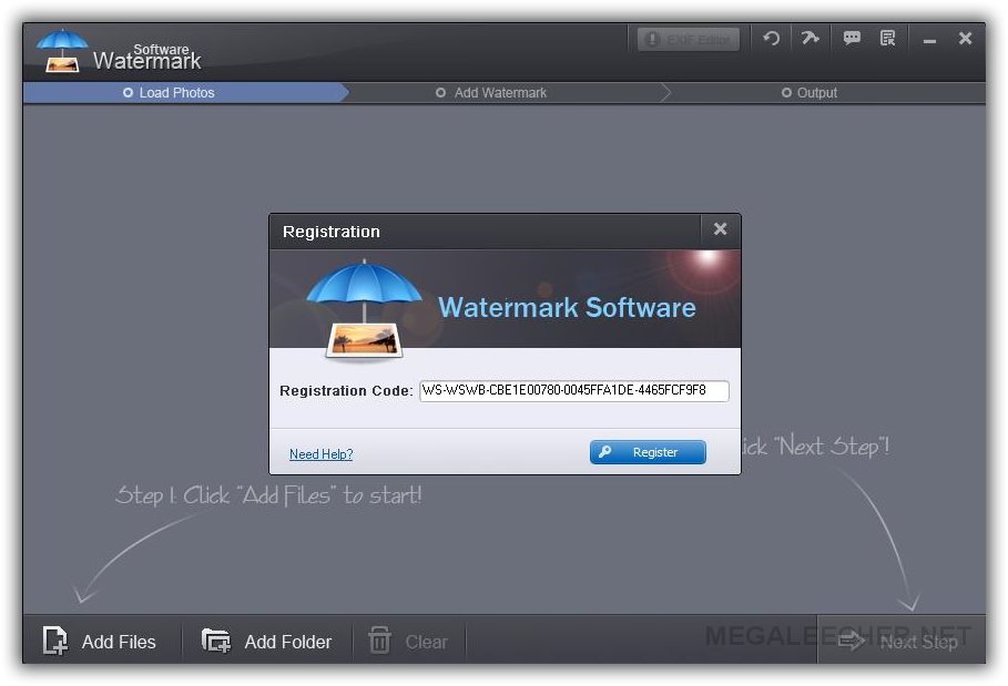 Photo Watermark Software Registration