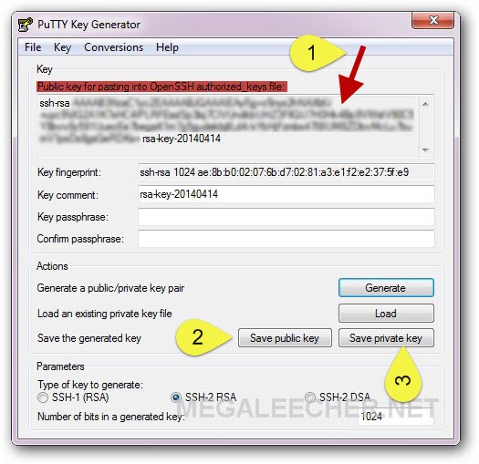 Puttygen Keypair