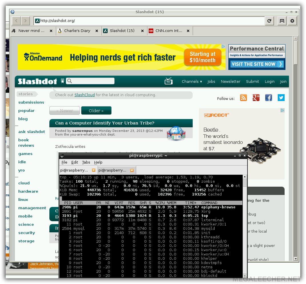 HTML5 Capable Web-browser For Raspberry Pi