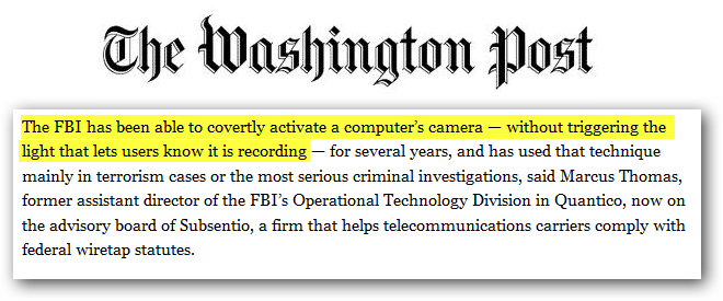 FBI Camera Spying