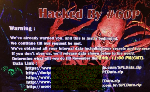 Sony Studios Hack 2014