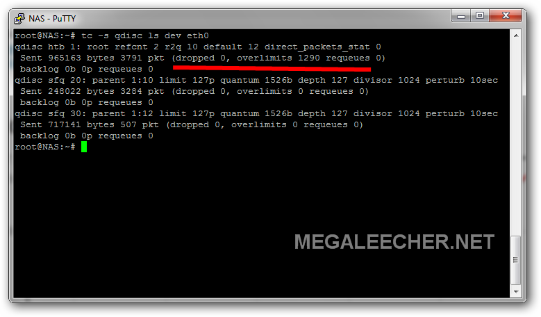 Linux traffic priority example using TC