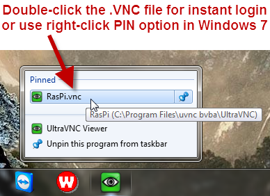 UltraVNC Remote Desktop Session
