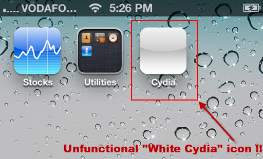 White Cydia Icon