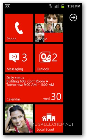 Windows Phone 7.5 Mango Metro UI