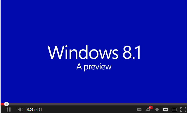 Windows 8.1 video demo