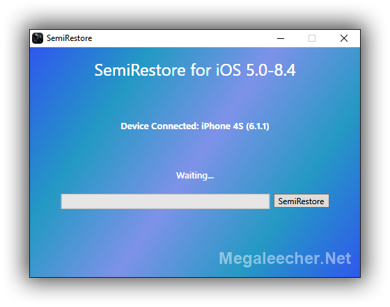 Semi Restore Jailborken iPhone