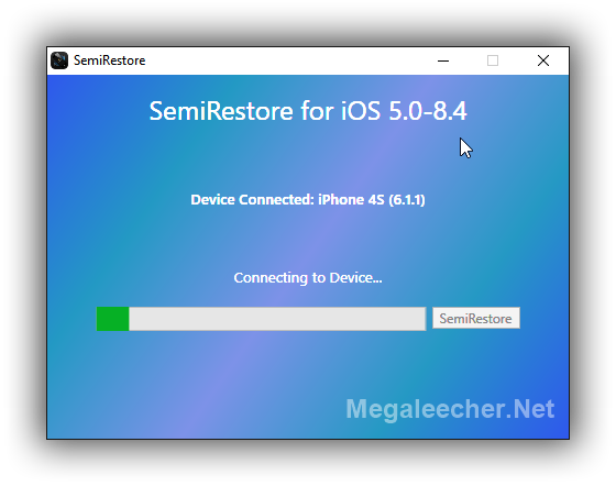 Semi Restore Jailborken iPhone