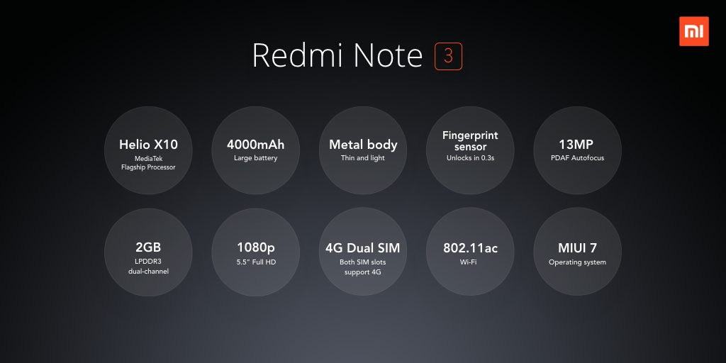 Redmi Note 3