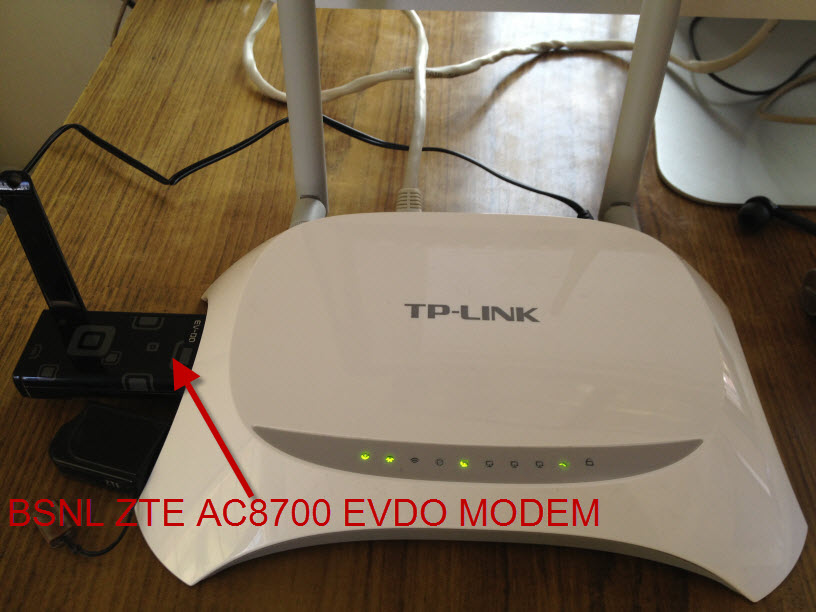TPLINK Router And EVDO Modem