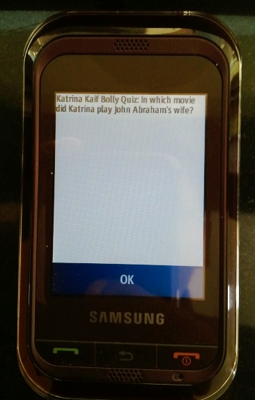 annoying Vodafone flash alert