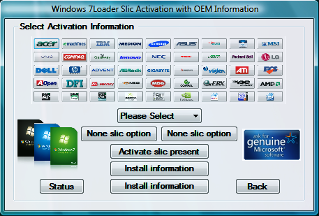 Windows 7Loader Activation Keygen