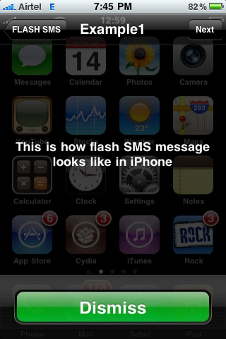 Demo Flash SMS