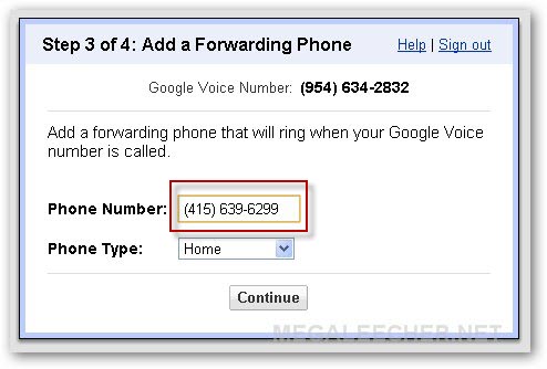 Google Voice Number