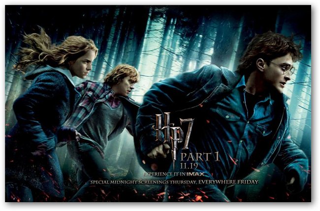 Harry Potter And The Deathly Hallows Movie Poster