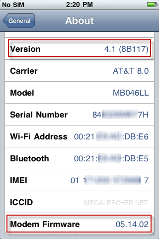 iPhone 3G With iOS 4.1