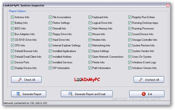 Complete PC Profiling and Diagnostic Reports