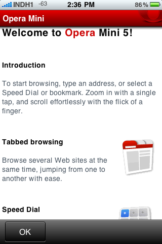 Opera Mini For iPhone