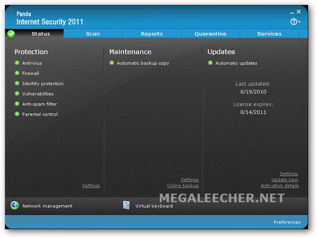 Panda Internet Security 2011