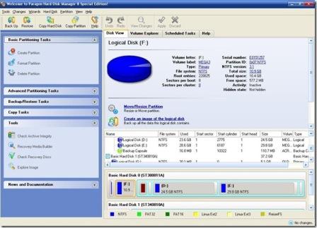 Free Paragon Partition Manager