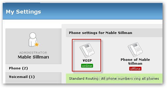 VOIP phone online