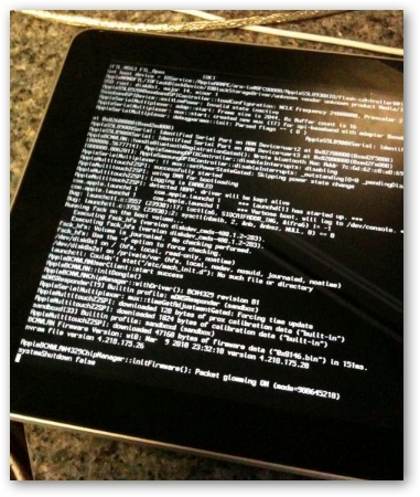 Apple iPad Verbose Mode