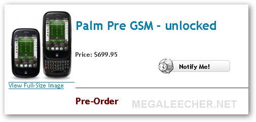 Buy Palm Pre Unlocked