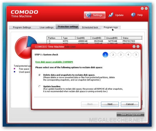 Comodo Time-Machine System Backup And Restore