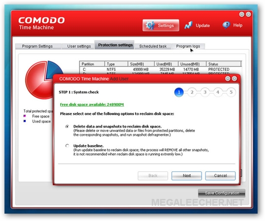 Comodo Time Machine  -  5