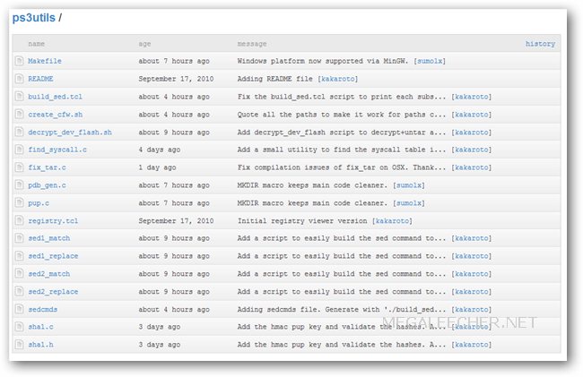 Custom PS3 Firmware Tools