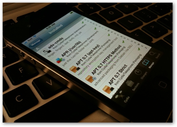 Cydia On iPhone 4