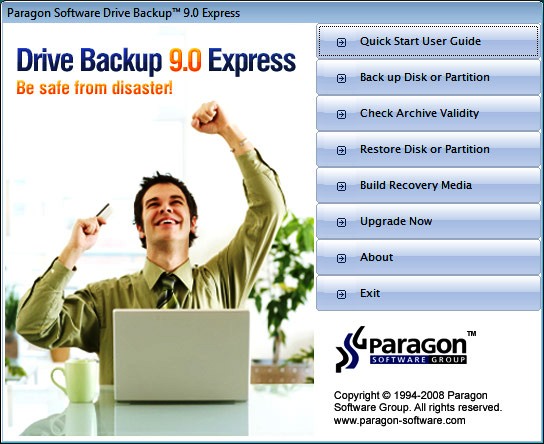 Paragon Drive Backup 9.0