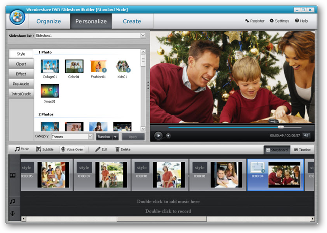 DVD slideshow builder