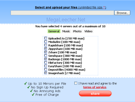 Mass File Mirror Service