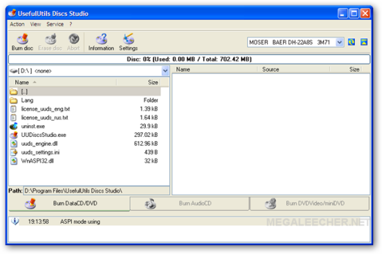 Freeware CD/DVD Burner